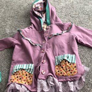 Matilda Jane size 12 euc sweatshirt jacket